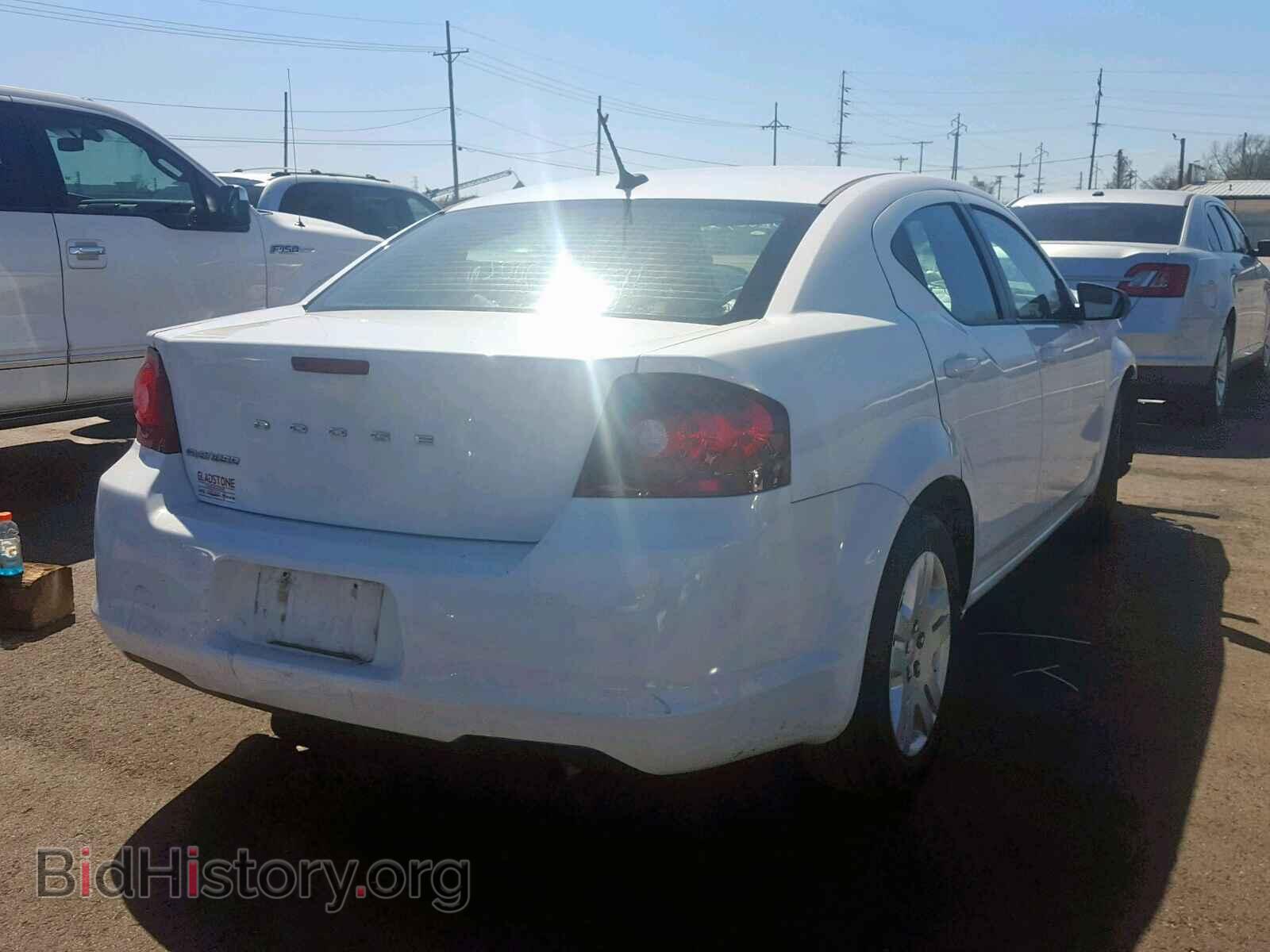 2014 DODGE AVENGER - VIN: 1C3CDZAB7EN162583 - Фото 4
