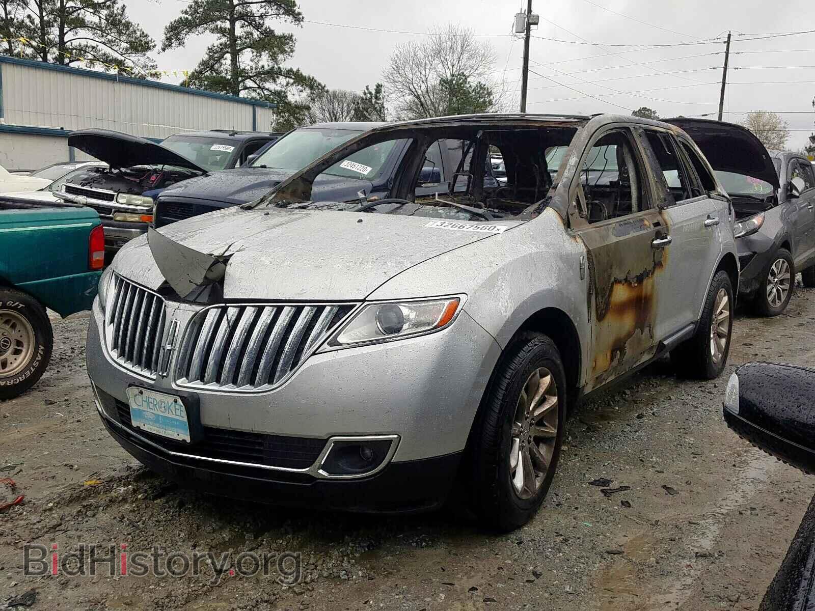 2012 LINCOLN MKX - VIN: 2LMDJ6JK4CBL13069 - Фото 2