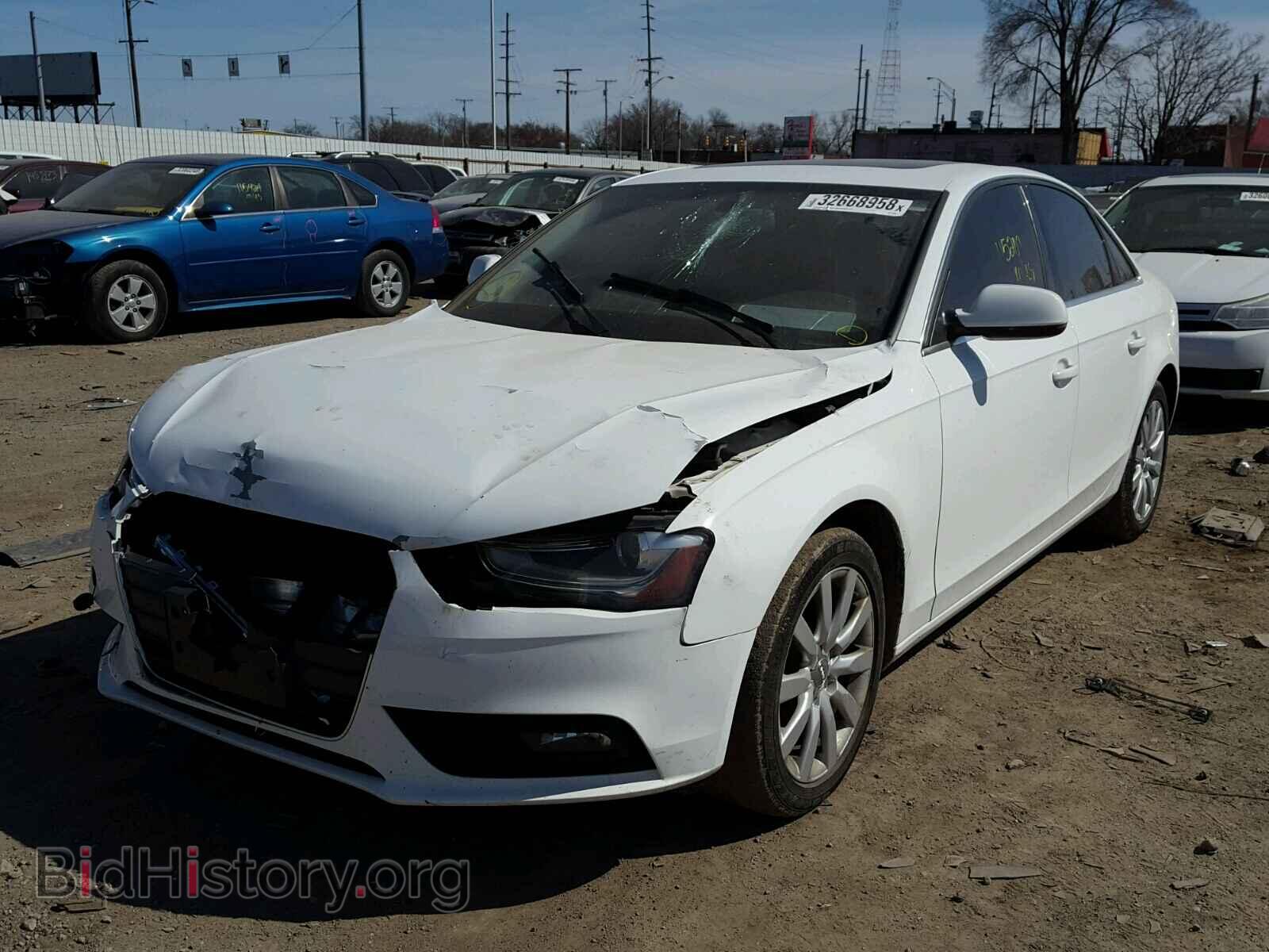 2013 AUDI A4 - VIN: WAUBFAFL2DN004703 - Photo 2
