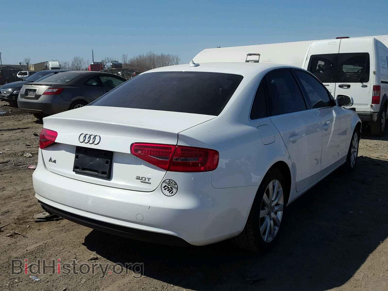 2013 AUDI A4 - VIN: WAUBFAFL2DN004703 - Photo 4