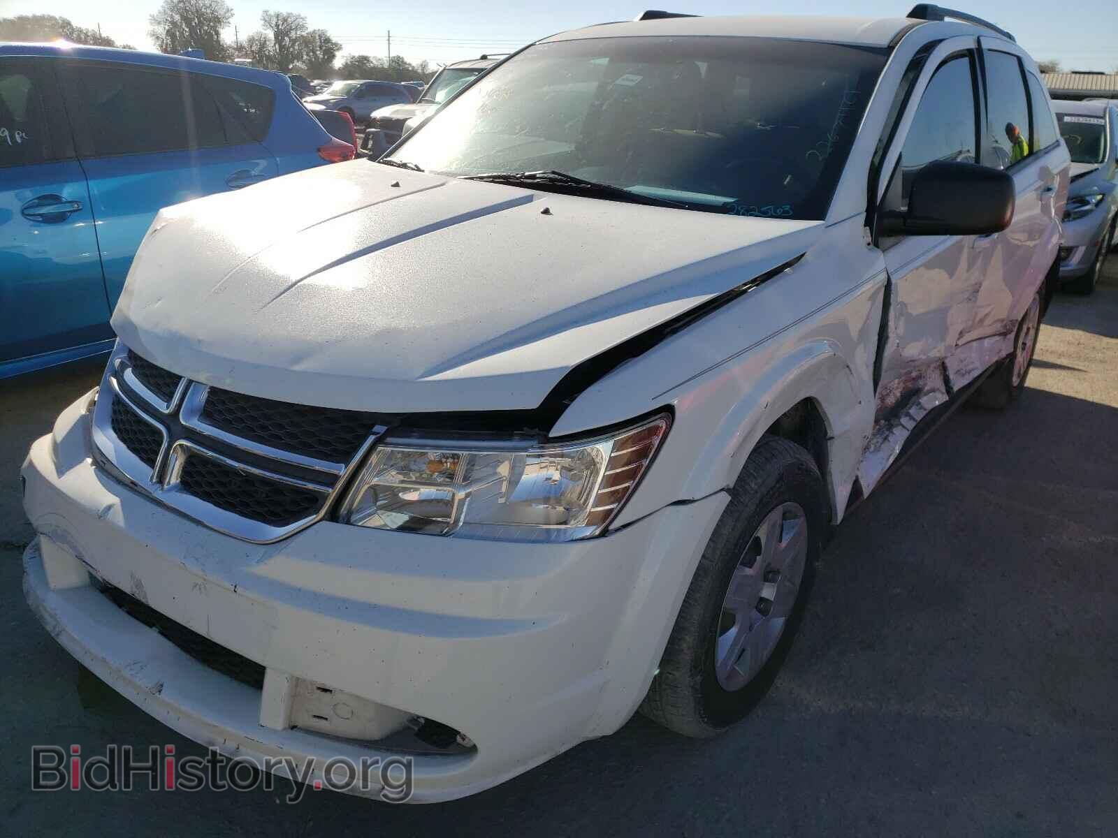 2012 DODGE JOURNEY - VIN: 3C4PDCABXCT282563 - Фото 2
