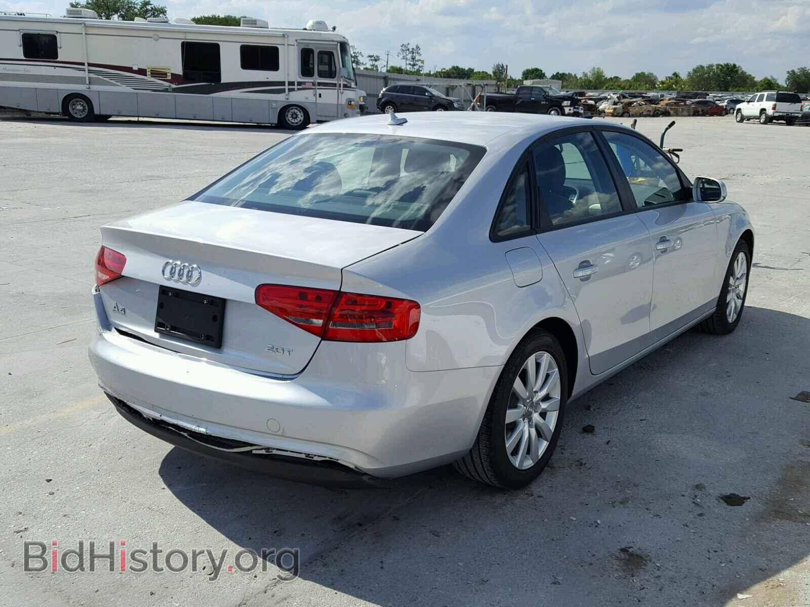 2013 AUDI A4 - VIN: WAUAFAFL9DN042716 - Photo 4