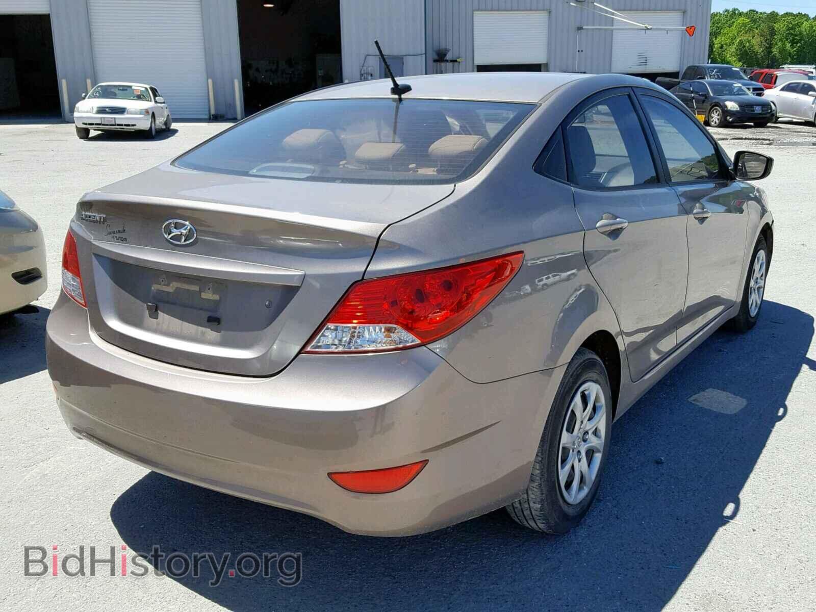 2014 HYUNDAI ACCENT - VIN: KMHCT4AE8EU719613 - Фото 4