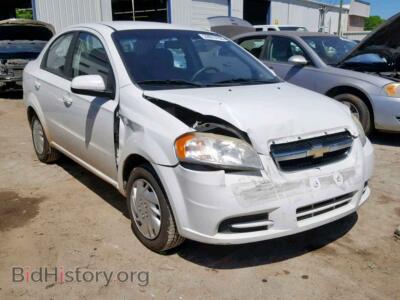 2011 Chevrolet AVEO Aveo LS, white — VIN KL1TD5DE7BB150951, Copart