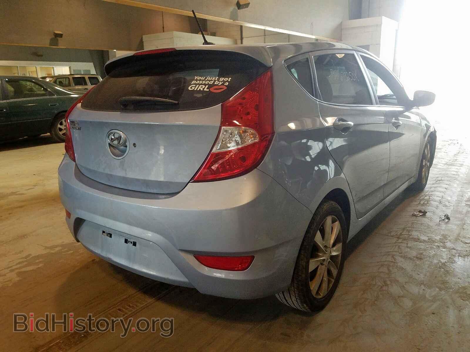 2013 HYUNDAI ACCENT - VIN: KMHCU5AE4DU104056 - Фото 4