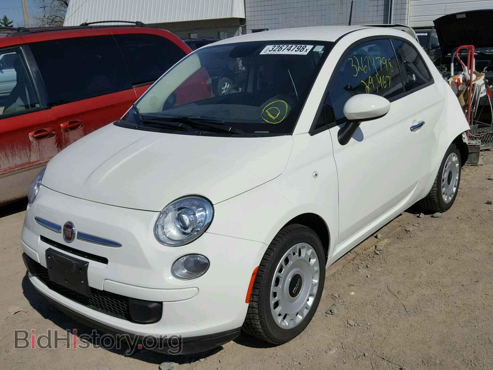 2015 FIAT 500 - VIN: 3C3CFFAR9FT643281 - Фото 2