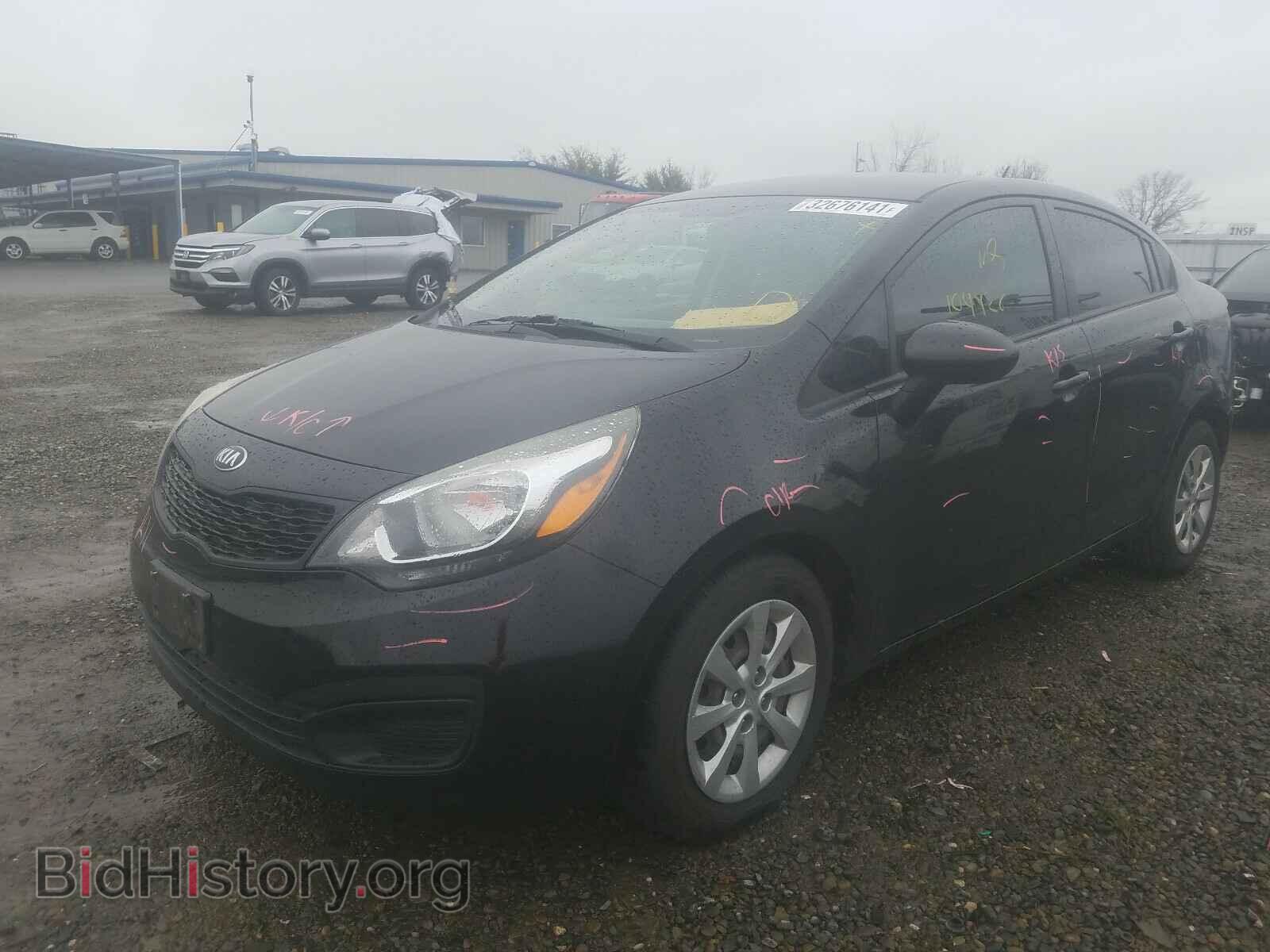 2014 KIA RIO - VIN: KNADM4A32E6386590 - Фото 2