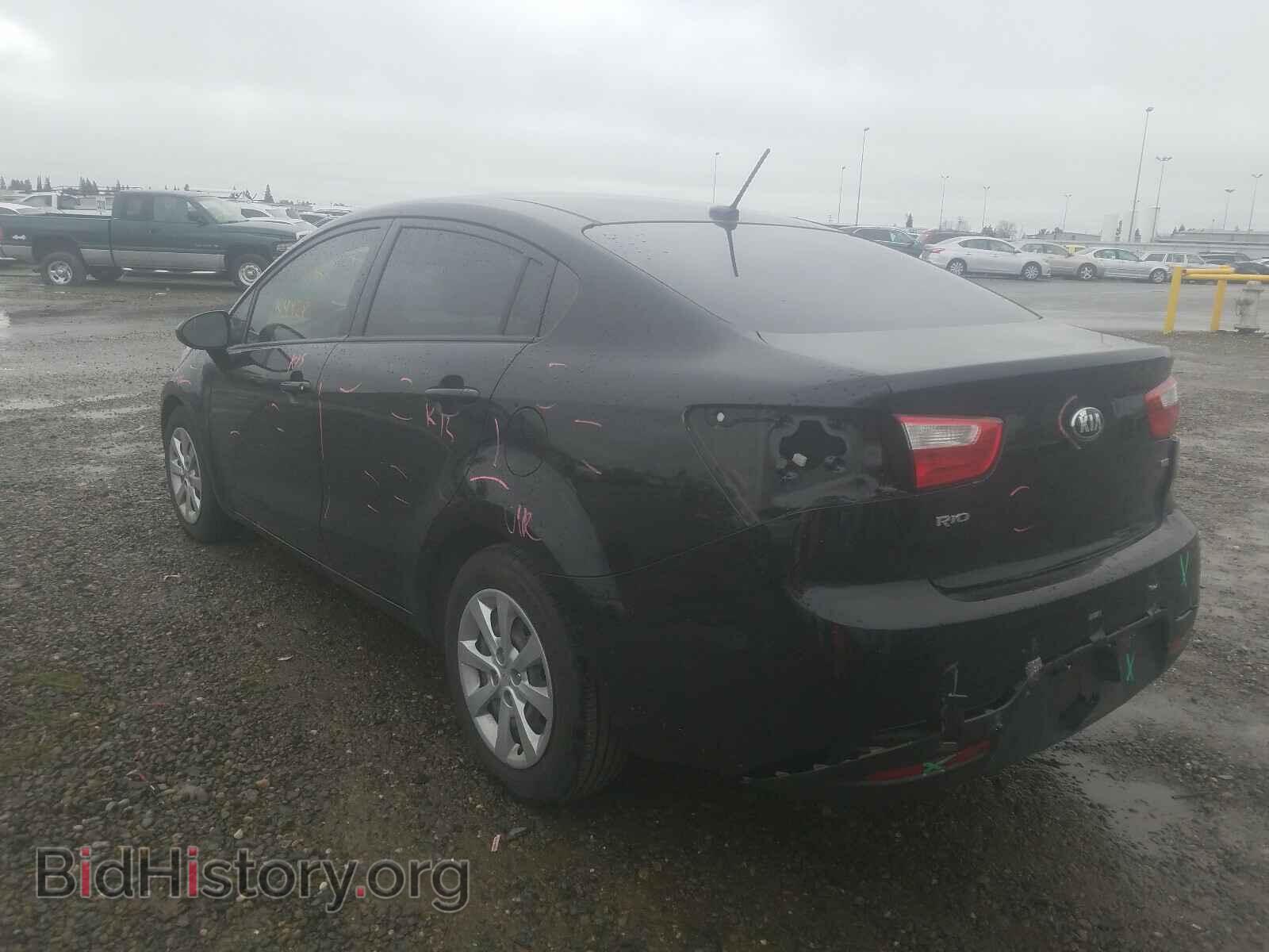 2014 KIA RIO - VIN: KNADM4A32E6386590 - Фото 3