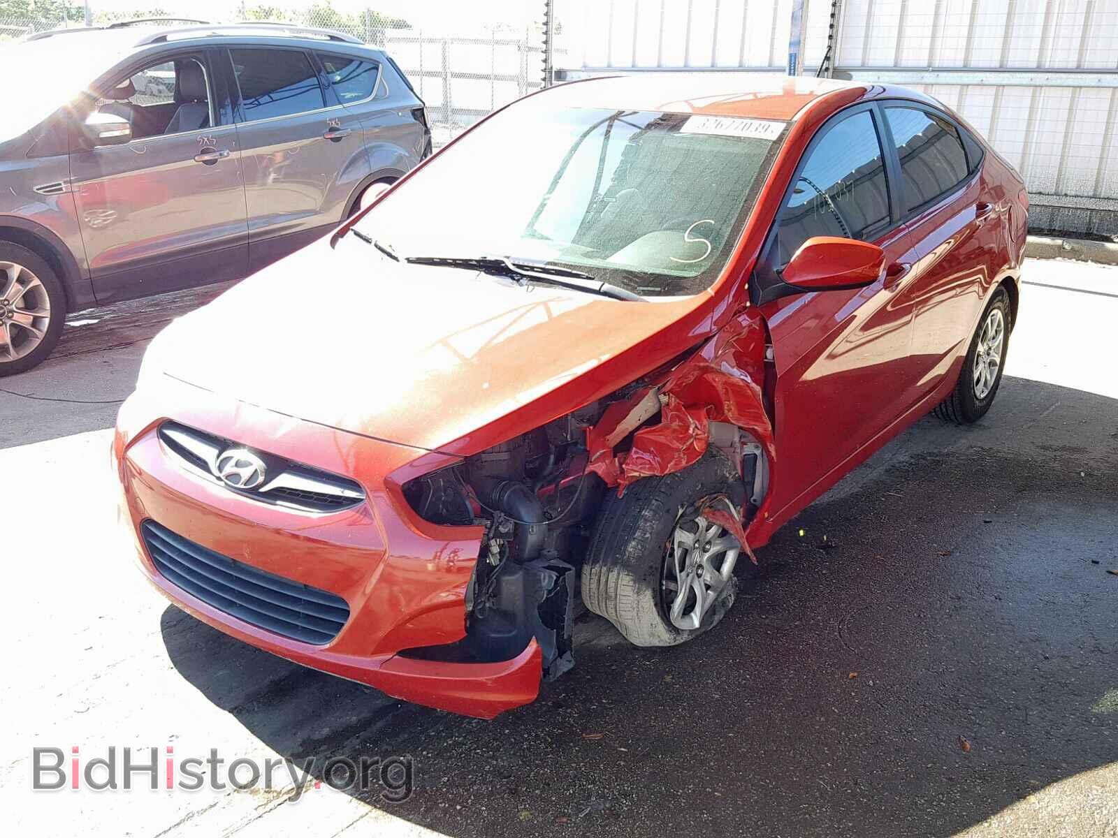 2012 HYUNDAI ACCENT - VIN: KMHCT4AEXCU194440 - Фото 2