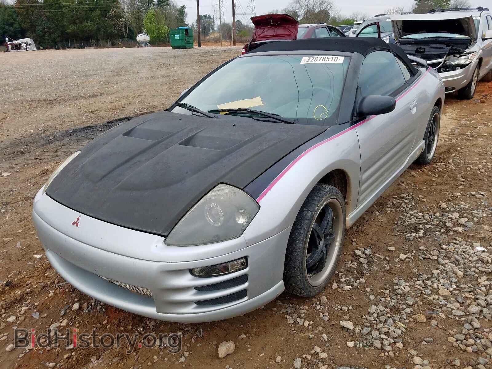 2001 MITSUBISHI ECLIPSE - VIN: 4A3AE85H11E133452 - Photo 2