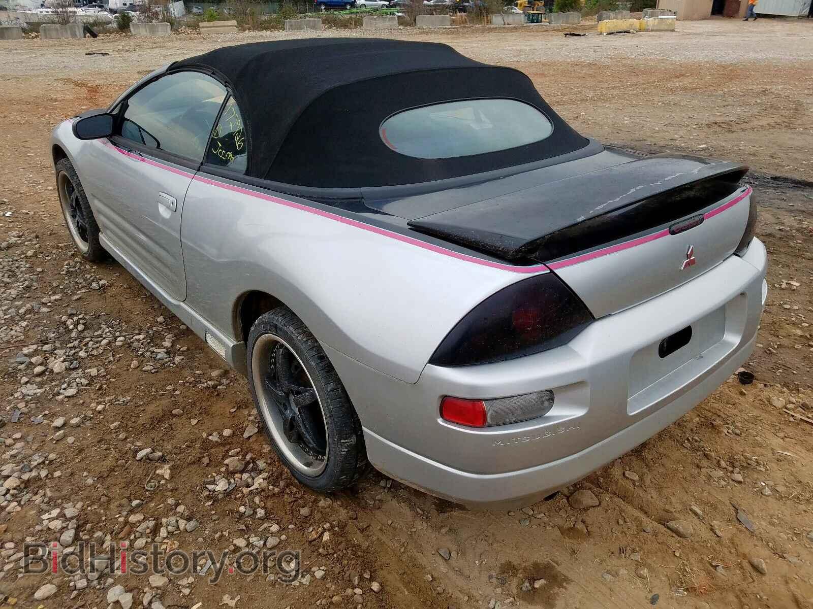 2001 MITSUBISHI ECLIPSE - VIN: 4A3AE85H11E133452 - Photo 3