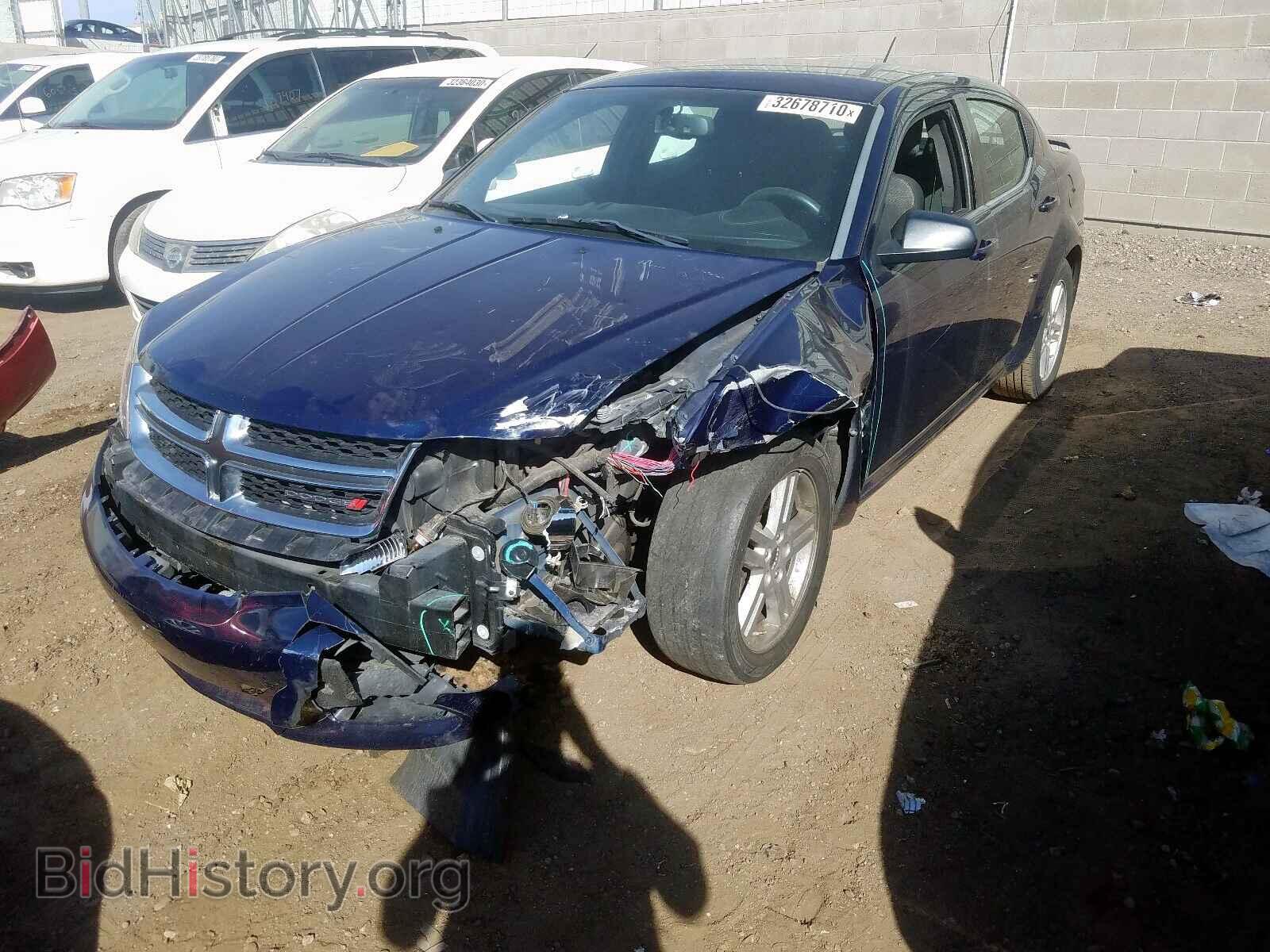 2013 DODGE AVENGER - VIN: 1C3CDZAG0DN582230 - Фото 2