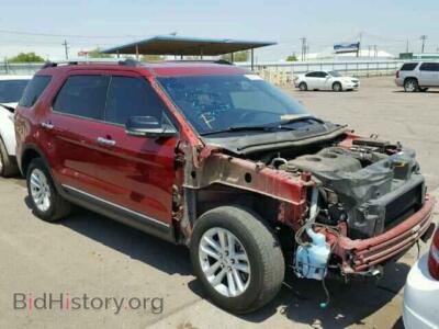 2013 Ford EXPLORER Explorer X, красный — VIN 1FM5K7D94DGB84126, Copart