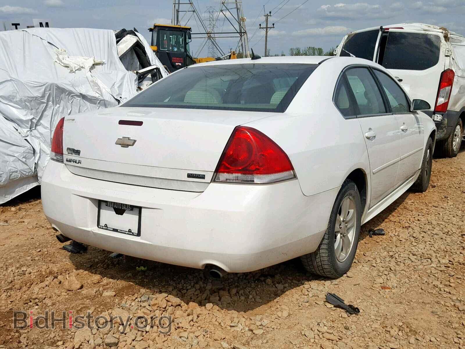 2012 CHEVROLET IMPALA - VIN: 2G1WF5E37C1149631 - Фото 4