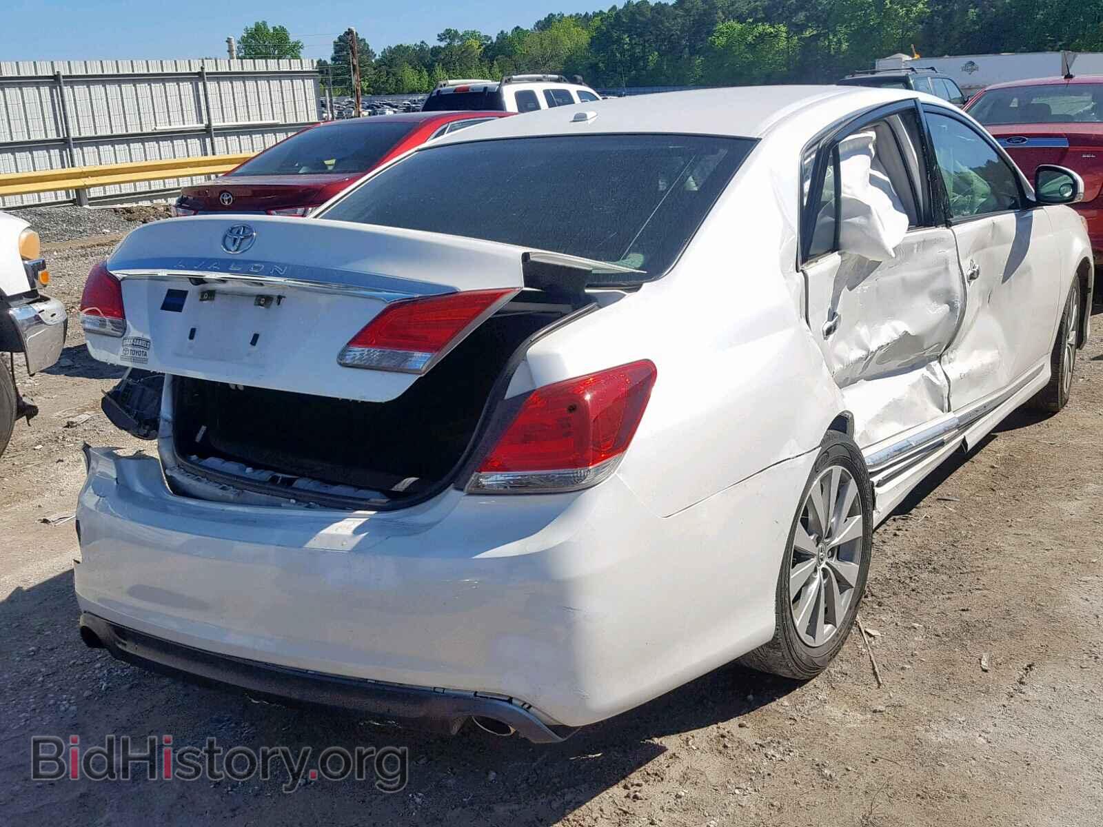 2011 TOYOTA AVALON - VIN: 4T1BK3DB4BU378569 - Фото 4
