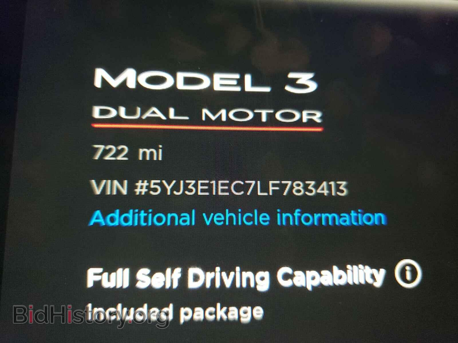 2020 TESLA MODEL 3 - VIN: 5YJ3E1EC7LF783413 - Photo 8