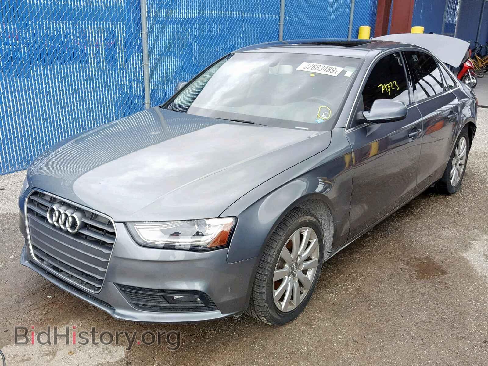 2013 AUDI A4 - VIN: WAUAFAFL0DA167806 - Фото 2
