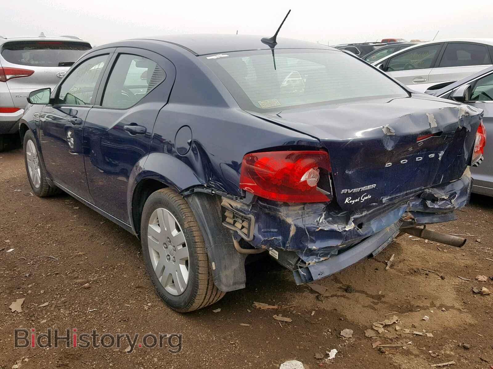 2014 DODGE AVENGER - VIN: 1C3CDZAB5EN138315 - Фото 3