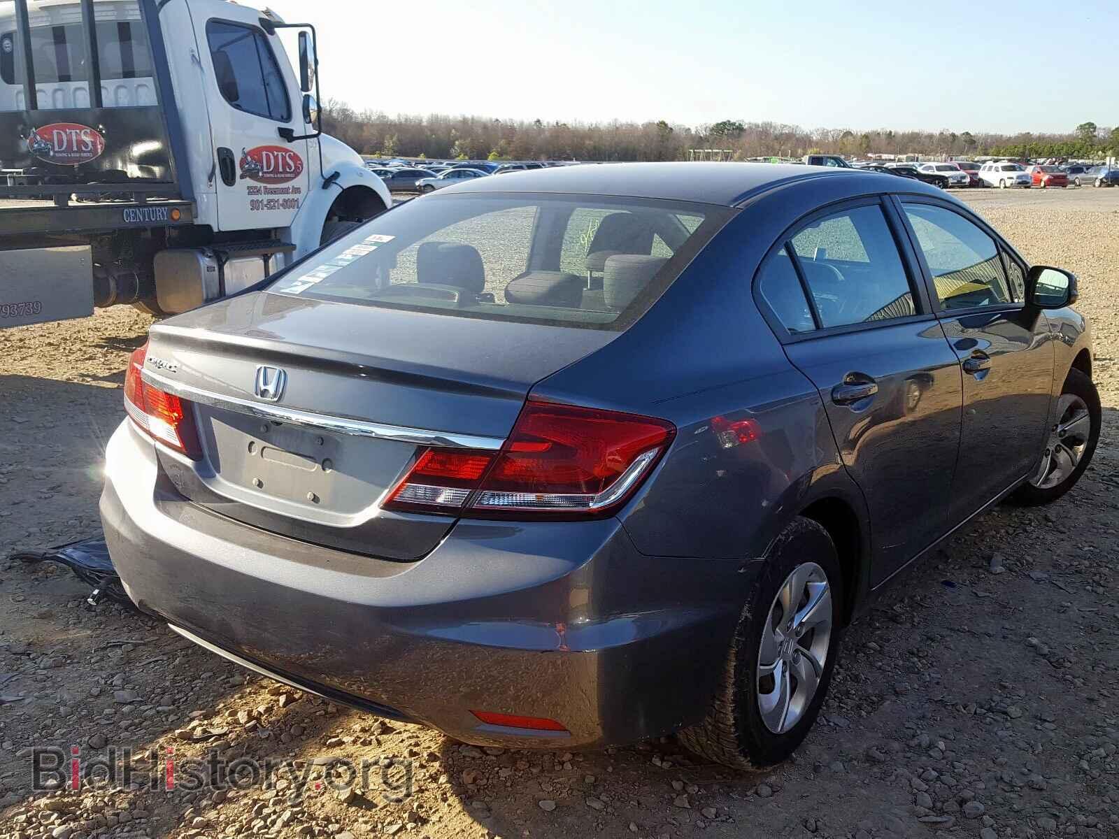 2013 HONDA CIVIC - VIN: 19XFB2F51DE013887 - Фото 4