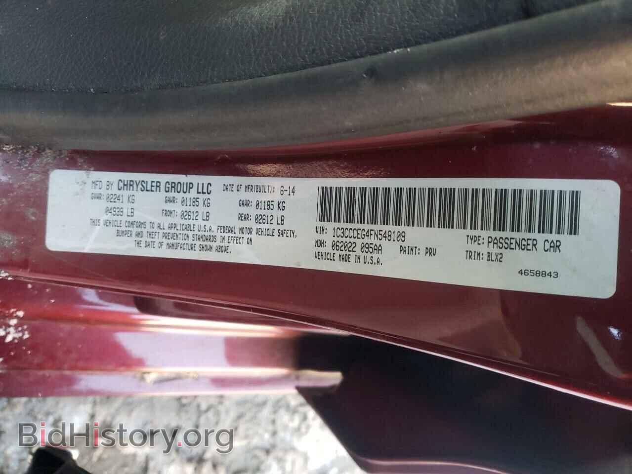 2015 CHRYSLER 200 - VIN: 1C3CCCEG4FN548109 - Фото 10