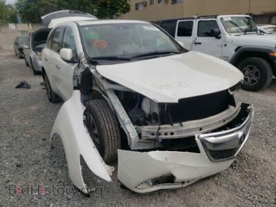 2015 Acura MDX MDX Techno, white — VIN 5FRYD3H44FB013102, Copart