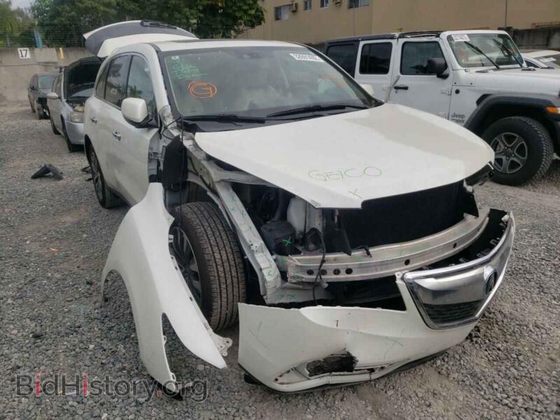 2015 Acura MDX MDX Techno (VIN 5FRYD3H44FB013102) — фото 1 из 10, Copart, повреждение: передняя часть