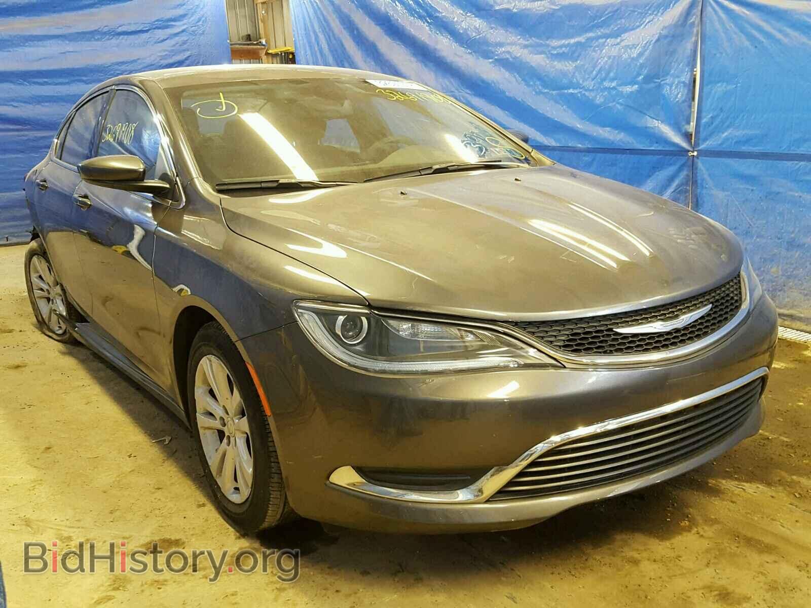Фотография 1C3CCCAB5GN103924 - CHRYSLER 200 2016