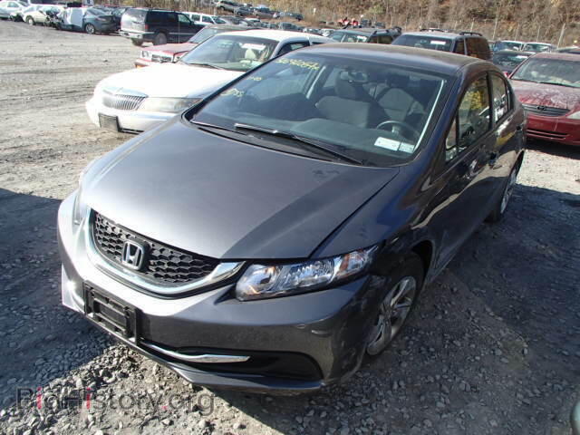 2013 HONDA CIVIC - VIN: 19XFB2E54DE081327 - Фото 2