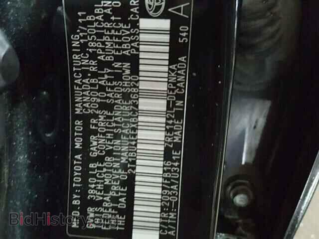 2011 TOYOTA COROLLA - VIN: 2T1BU4EEXBC736820 - Фото 10