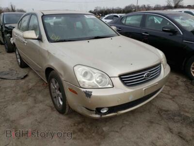 2007 Kia OPTIMA Optima LX, золотистый — VIN KNAGE123775085605, Copart