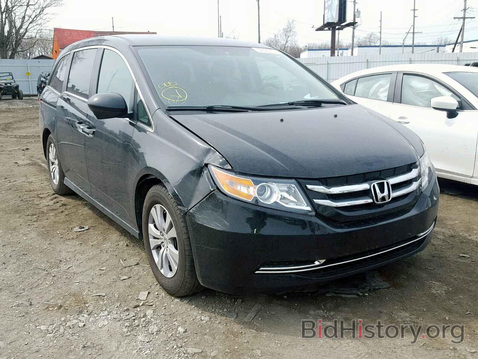 Фотография 5FNRL5H36GB160468 - HONDA ODYSSEY SE 2016