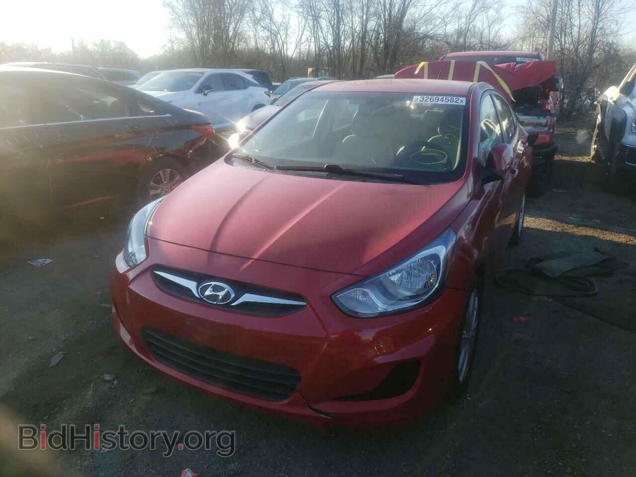 2013 HYUNDAI ACCENT - VIN: KMHCU4AE0DU316432 - Фото 2