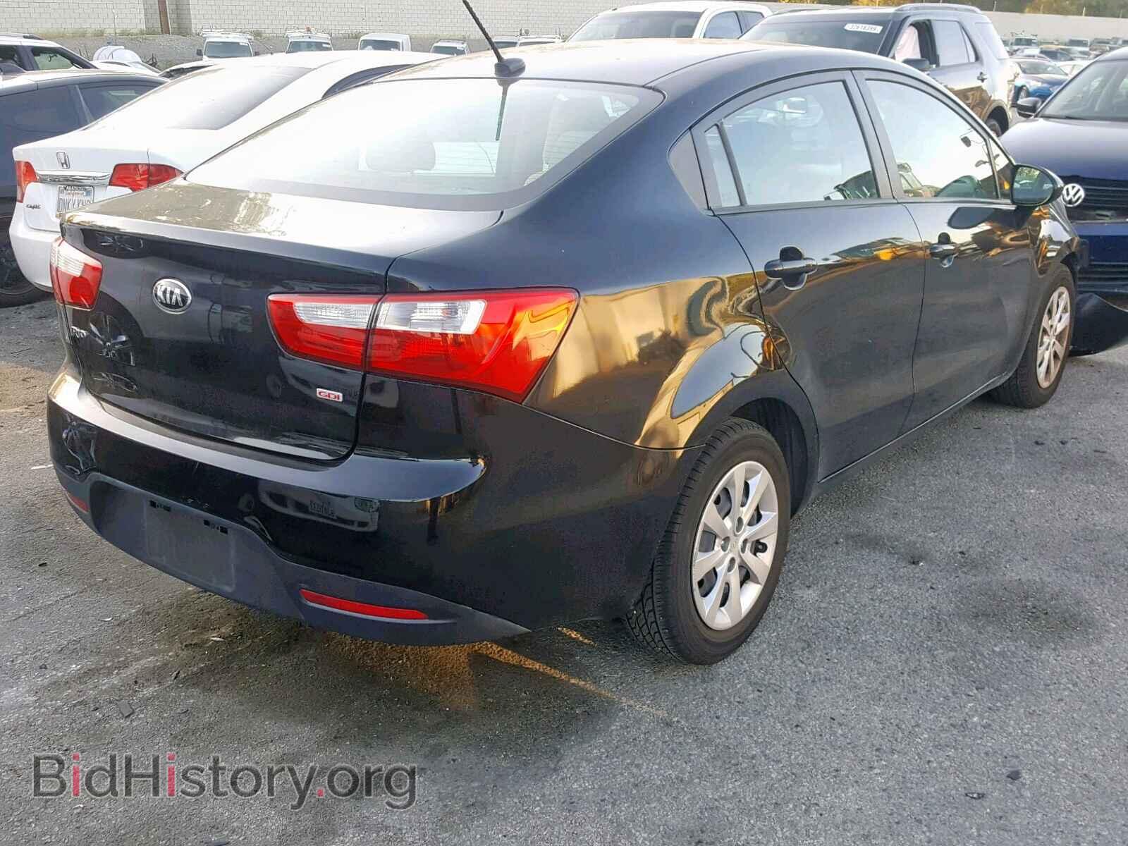 2014 KIA RIO - VIN: KNADM4A31E6374589 - Фото 4
