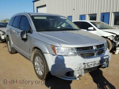2014 Dodge JOURNEY SE, silver — VIN 3C4PDCAB1ET267176, Copart