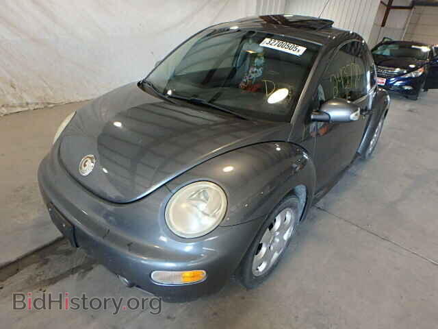 2003 VOLKSWAGEN BEETLE - VIN: 3VWCP21C63M442387 - Фото 2