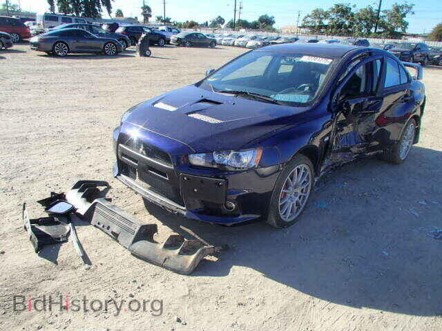 2013 MITSUBISHI EVO - VIN: JA32W8FVXDU018785 - Фото 2