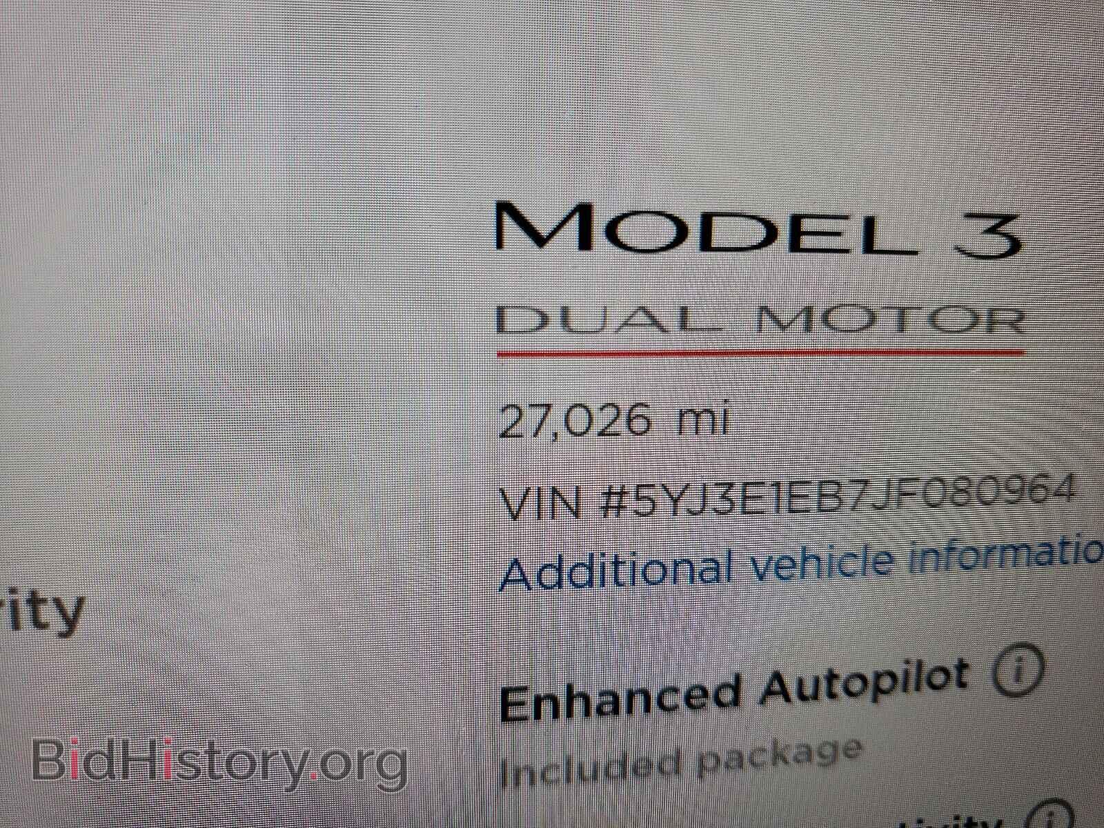 2018 TESLA MODEL 3 - VIN: 5YJ3E1EB7JF080964 - Фото 8