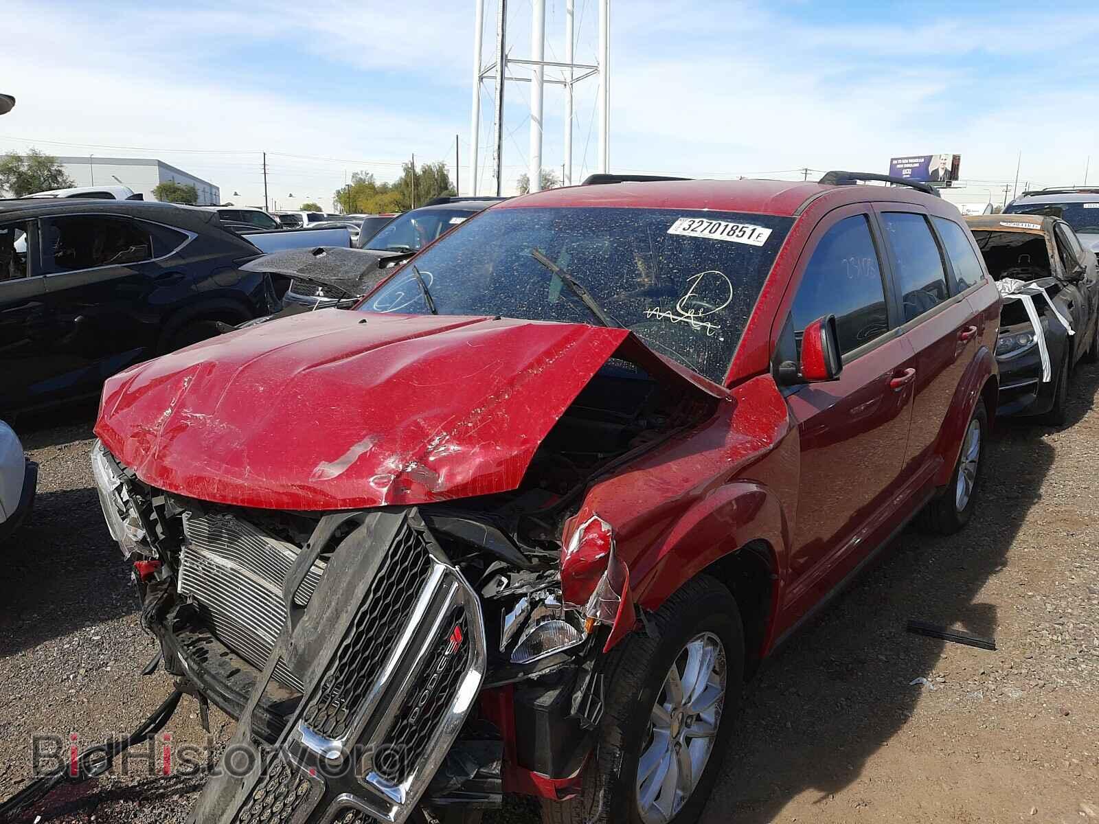 2016 DODGE JOURNEY - VIN: 3C4PDCBG2GT105165 - Фото 2