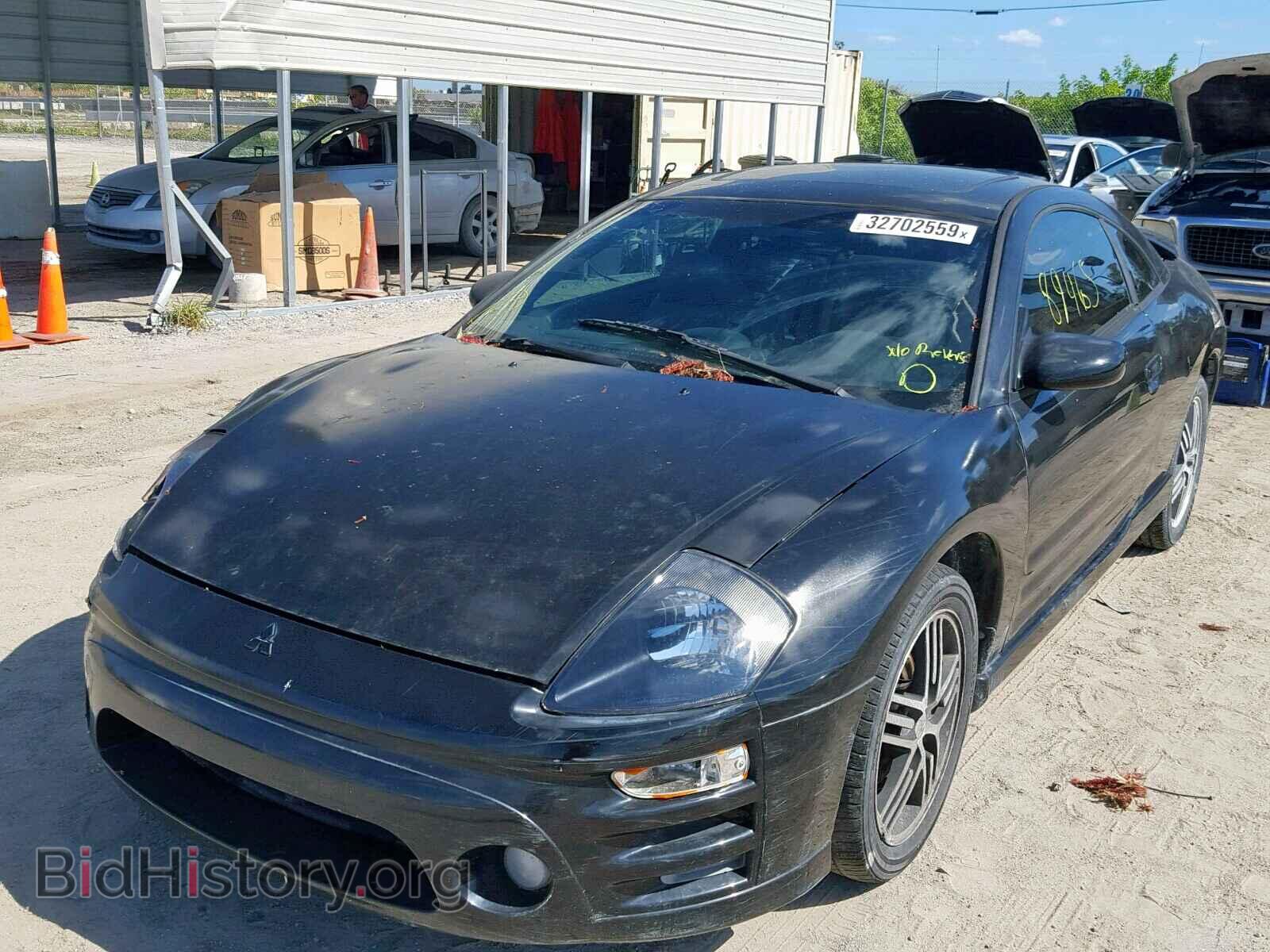 2004 MITSUBISHI ECLIPSE - VIN: 4A3AC74H74E080620 - Фото 2