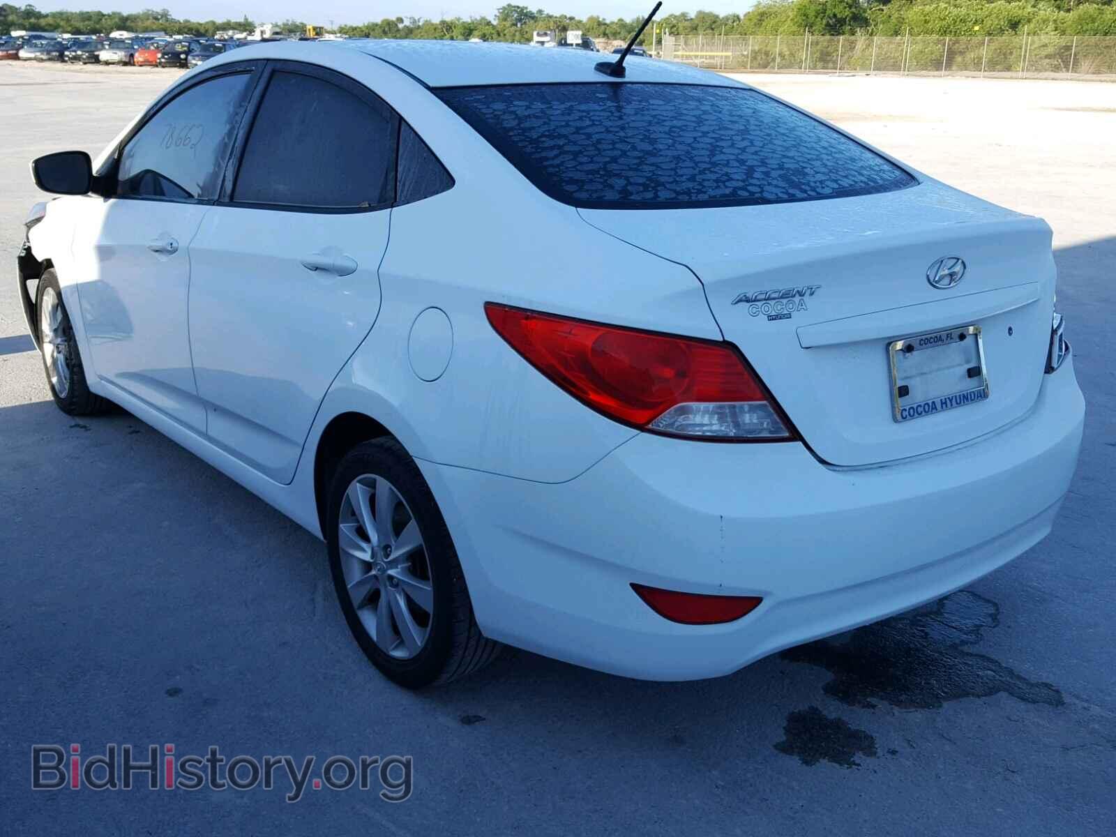 2013 HYUNDAI ACCENT - VIN: KMHCU4AEXDU461901 - Фото 3