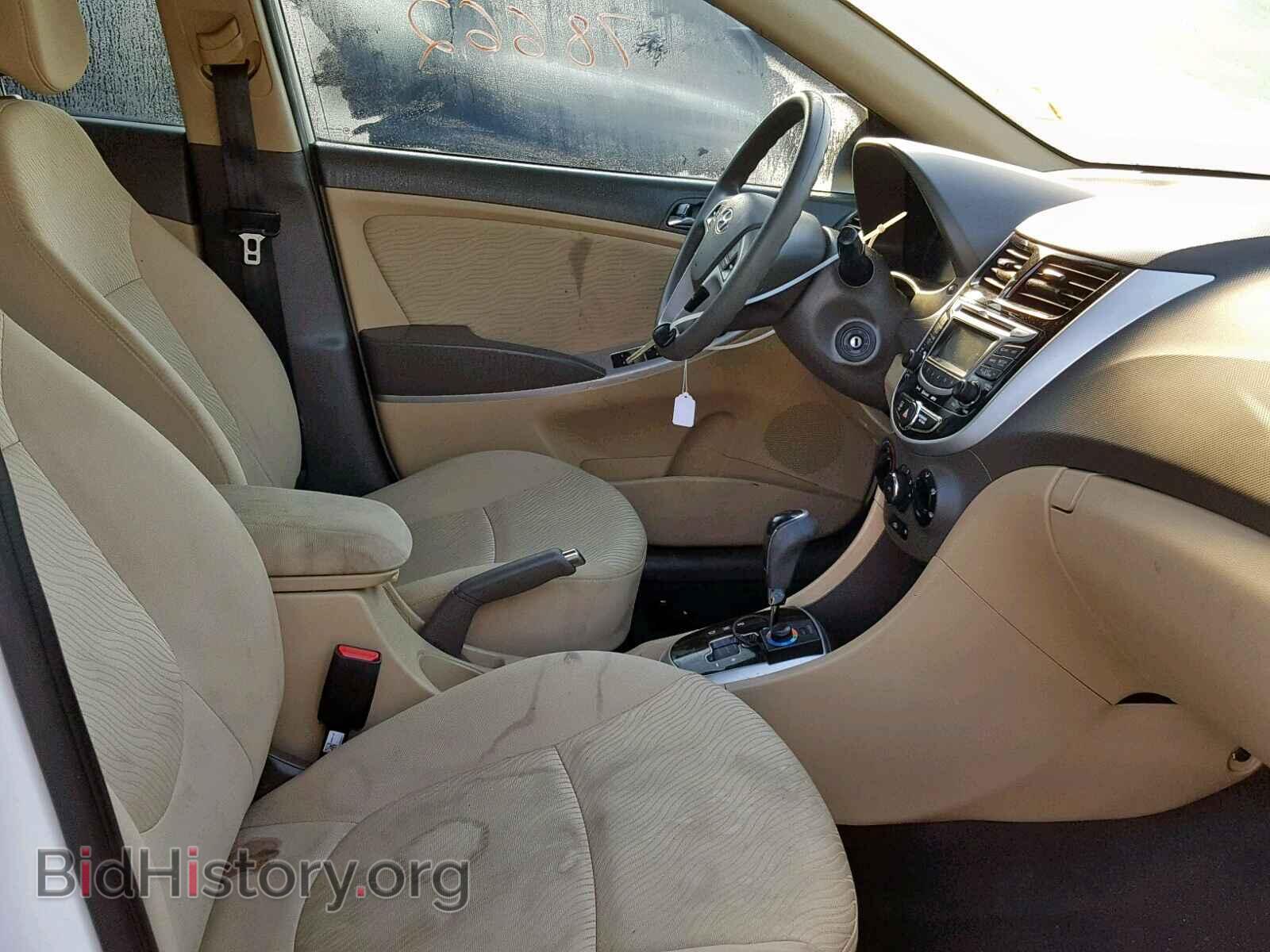 2013 HYUNDAI ACCENT - VIN: KMHCU4AEXDU461901 - Фото 5