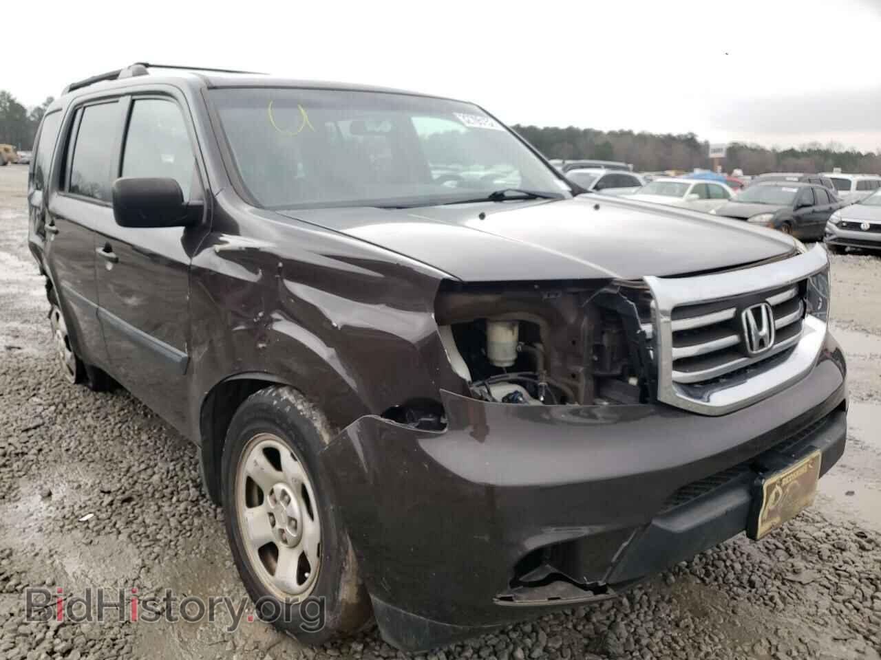 Photo 5FNYF4H29CB010613 - HONDA PILOT 2012