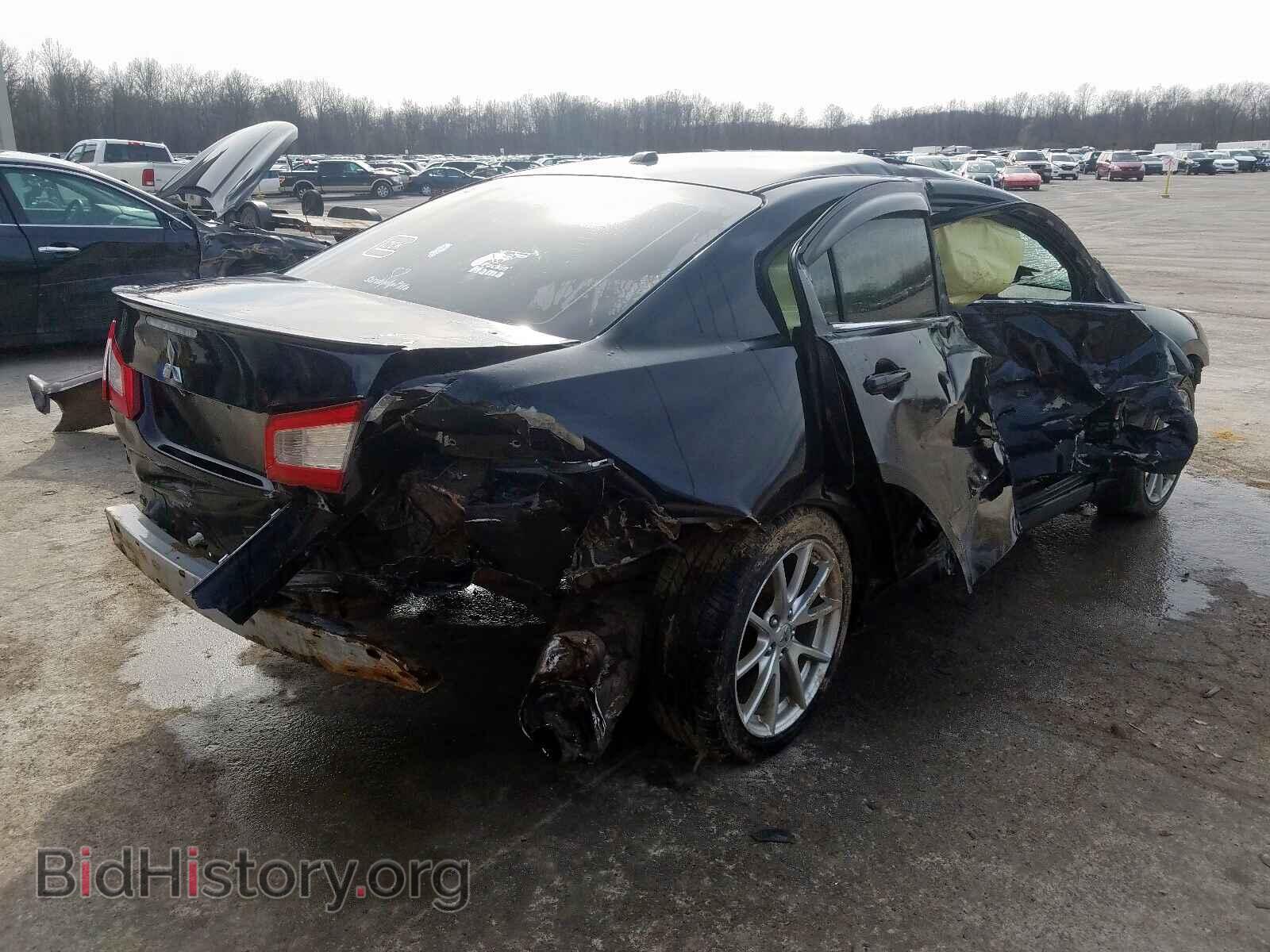 2012 MITSUBISHI GALANT - VIN: 4A32B3FF2CE009917 - Фото 4