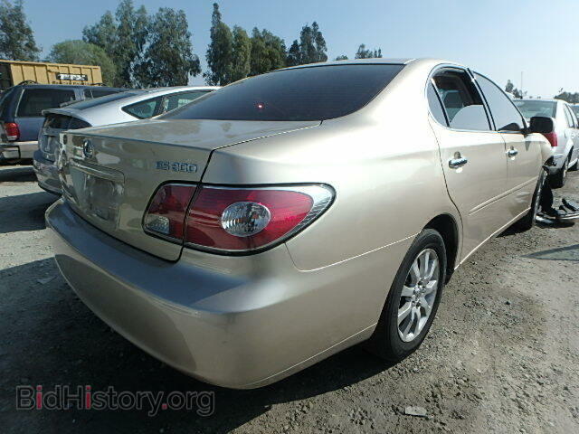 2002 LEXUS ES300 - VIN: JTHBF30G020038464 - Фото 4