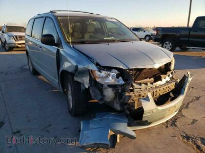 2010 Chrysler MINIVAN Town & COU, бирюзовый — VIN 2A4RR2D19AR374667, Copart