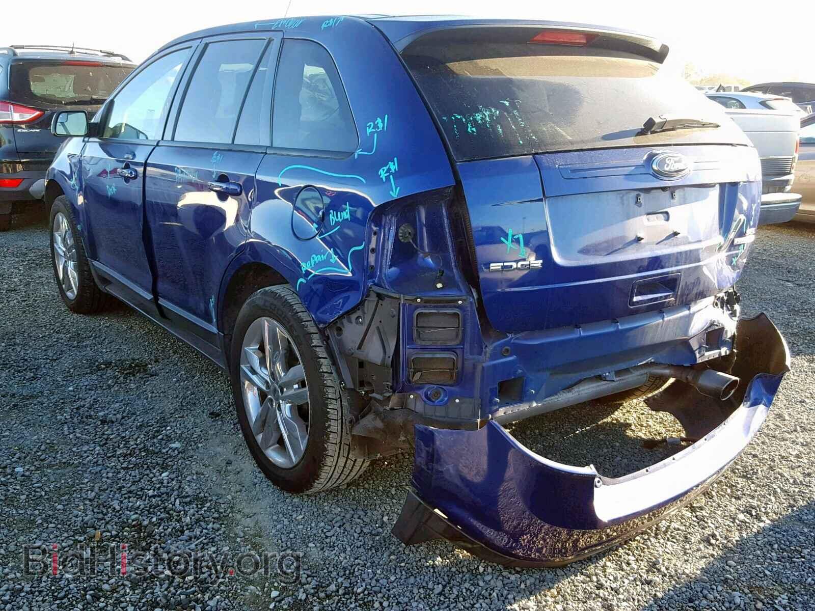 2014 FORD EDGE SEL - VIN: 2FMDK3J96EBA50378 - Фото 3