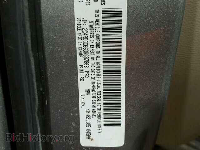 2013 DODGE CARAVAN - VIN: 2C4RDGCG6DR687803 - Фото 10