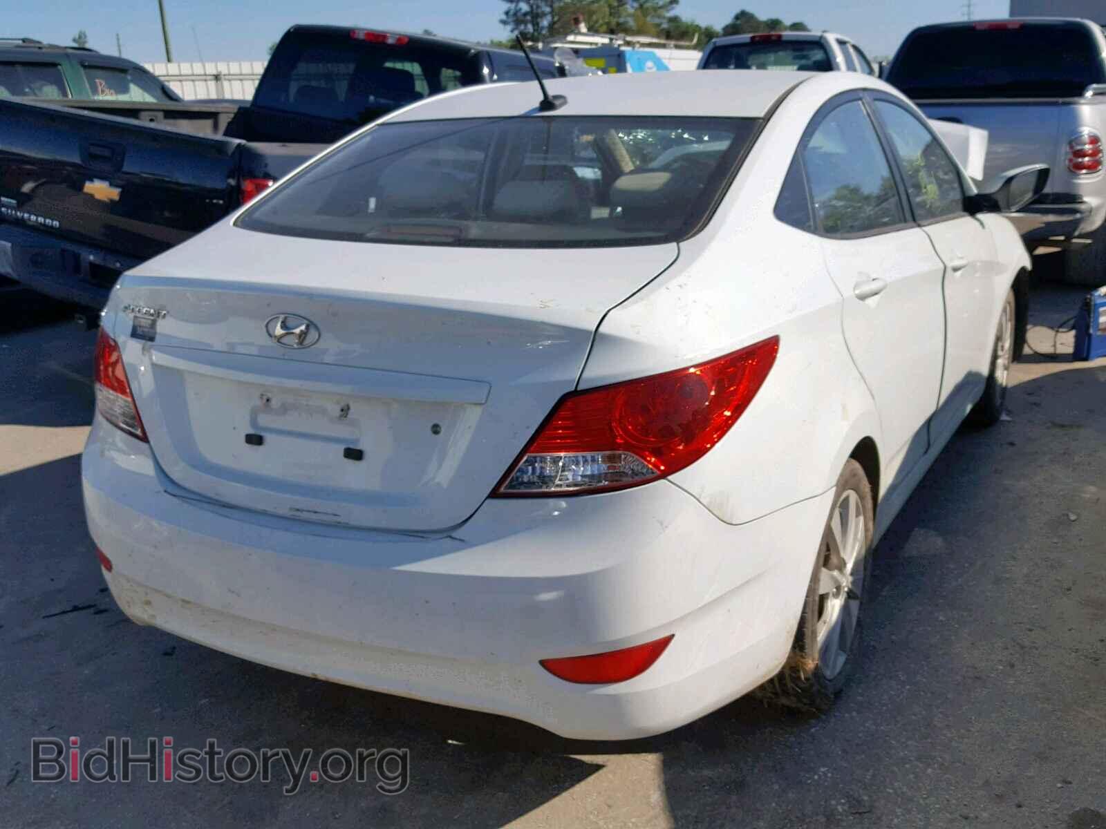 2012 HYUNDAI ACCENT - VIN: KMHCU4AE2CU244101 - Фото 4