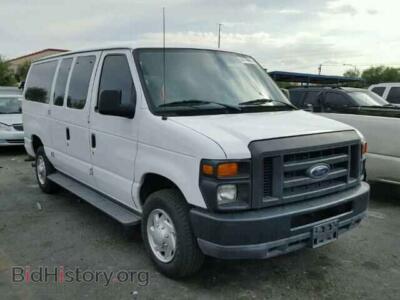 2010 Ford ECONOLINE, white — VIN 1FBNE3BL2ADA61378, Copart