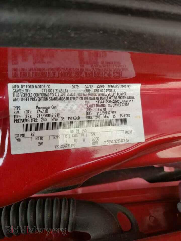 2012 FORD FOCUS - VIN: 1FAHP3N29CL449311 - Фото 10